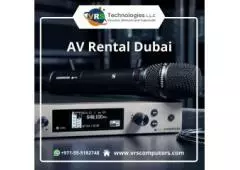 With Respective Advanced Technologies, AV Rental Dubai