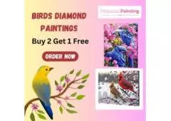 Capture the Beauty of Birds with our Stunning Diamond Painting Sets - Shop Now!
