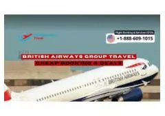 British Airways Group Travel | Cheap Booking & Deals