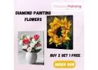 Captivating Diamond Painting Flowers Kit – Affordable Elegance for DIY Enthusiasts!