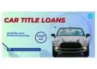 Get simplify your financial journey with affordable car title loans