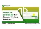 QuickBooks Has Stopped Working [Fixed]