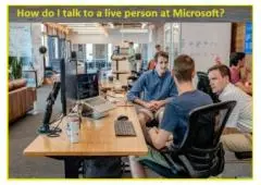 How do I reach a human at Microsoft?