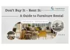 Revamp Your Space: Corporate Rentals' Furniture Rental Solutions