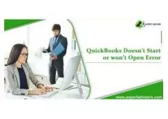 How to Resolve QuickBooks Won't Open or doesn't start Error?