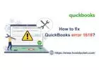 How to fix QuickBooks error 1618? 