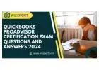 Quick Books Online Certification Exam Answers Questions