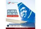 How can I make a group travel with Alaska Airlines?
