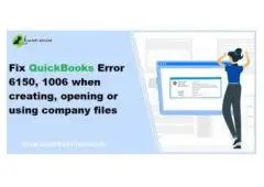 How to Fix QuickBooks Error 6150, 1006?