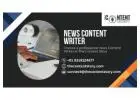 Choose a professional news Content Writer at The Content Story