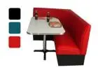Choose from an assorted range of Diner booth sets exclusively made in the USA