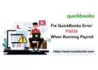 How to Resolve QuickBooks PS038 Payroll Error?