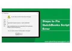 How to fix a script error when accessing QuickBooks?