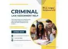 Criminal Law Assignment Help is available at low prices