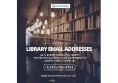 Buy the Library Email Addresses to Connect with Target Audience