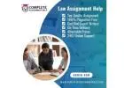 Law Assignment Helper connects with your needs as per requirements