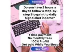 Generate extra income and earn REAL Income creating your own schedule