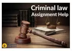Criminal Law Assignment Help with well documented and detail description
