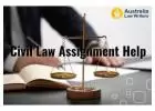 Civil Law Assignment Help that lets you top with good grades