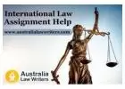 International Law Assignment Help with international laws for students